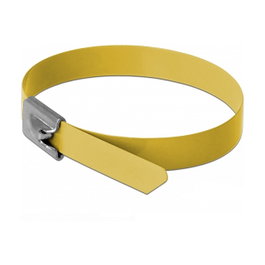 DeLOCK 18792 Sujetacables de Acero Inoxidable Amarillo 500 x 7,9 mm