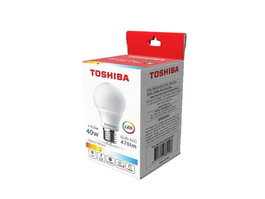 TOSHIBA Bombilla LED A60 E27 5.5W 3000K - Últimas Unidades