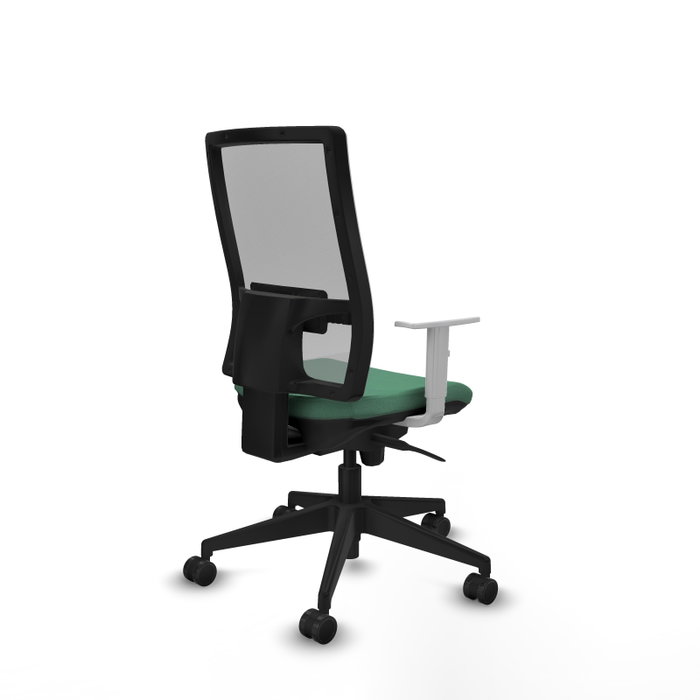 PIQUERAS Y CRESPO Silla de oficina Horna con mecanismo Sincro Verde esmeralda y Gris PIQUERAS Y CRESPO Silla de oficina Horna con mecanismo Sincro Verde esmeralda y Gris