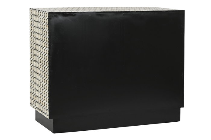 DKD Home Decor Cómoda Bone 23 Bicolor Hueso