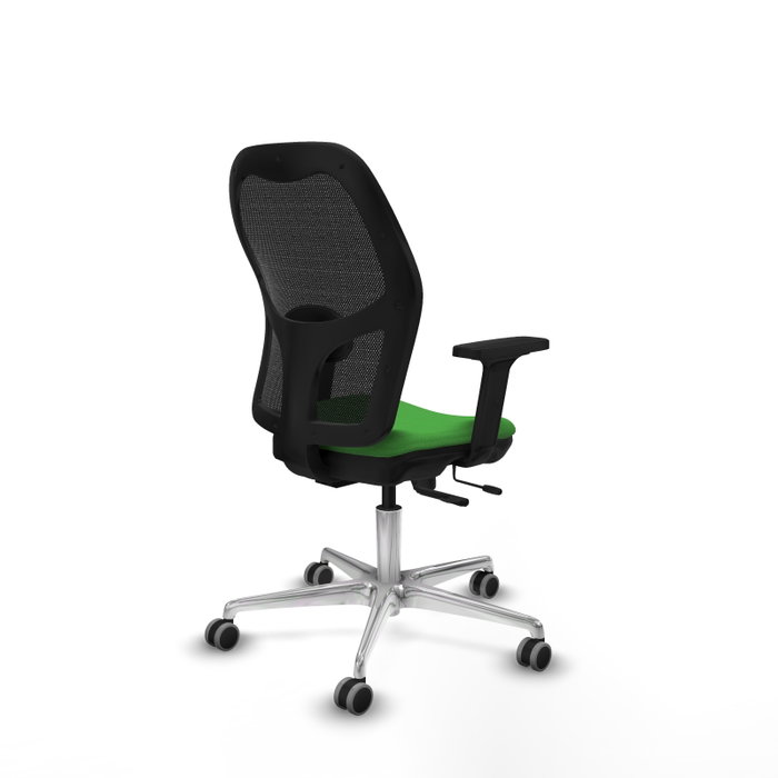 PIQUERAS Y CRESPO Silla de oficina Jorquera Verde con mecanismo Sincro/Traslack