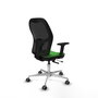PIQUERAS Y CRESPO Silla de oficina Jorquera Verde con mecanismo Sincro/Traslack