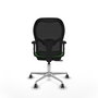 PIQUERAS Y CRESPO Silla de oficina Jorquera Verde con mecanismo Sincro/Traslack