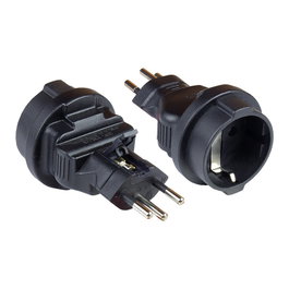 GoodConnections Stromadapter Schweiz SEV1011 Tipo F para Enchufes Suizos