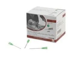 Kruuse Aguja Desechable 0,8x40 21G Verde 100U