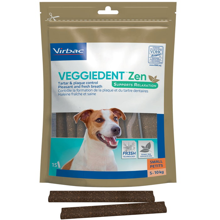 Virbac Veggiedent ZEN S 5-10 kg 15 láminas Virbac Veggiedent ZEN S 5-10 kg 15 láminas
