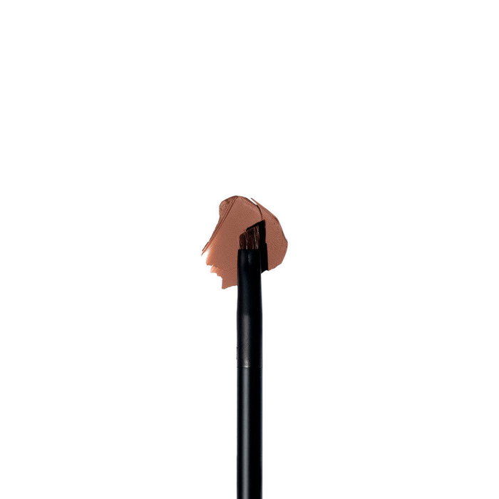 NYX Professional Makeup Brocha Angulada PRO BRUSH - Para Cejas y Eyeliner, Cerdas Naturales y Sintéticas - 1 Unidad
