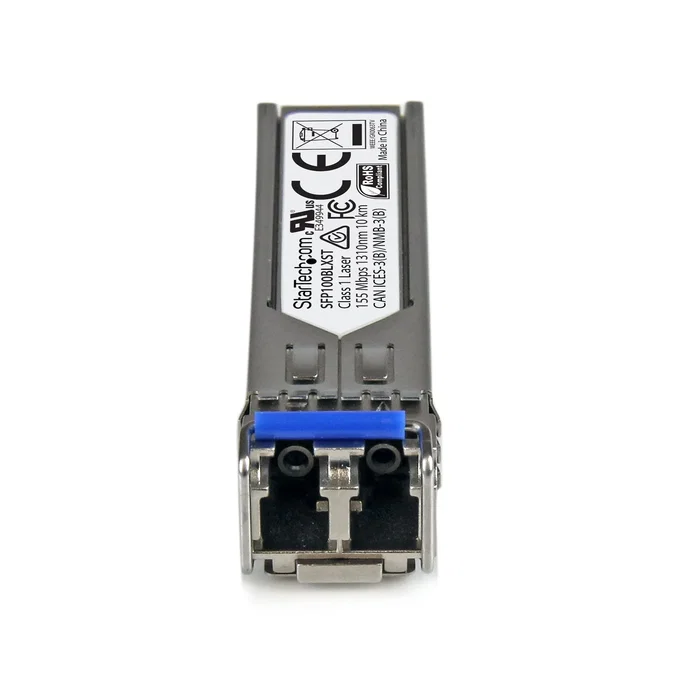 StarTech.com SFP100BLXST Módulo Transceptor SFP Fibra Óptica - 100BASE-LX - 100 Mbps - Monomodo - LC - 10 km - DDM - Garantía de por Vida StarTech.com SFP100BLXST Módulo Transceptor SFP Fibra Óptica - 100BASE-LX - 100 Mbps - Monomodo - LC - 10 km - DDM - Garantía de por Vida