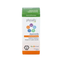 PHYSALIS Ayurveda Sinergia Aceite Esencial 10Ml Bio para el Equilibrio