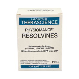 Therascience Physiomance Resolvinas 60 Perlas - Complemento Alimenticio Rico en Ácidos Grasos Omega 3 (DHA, EPA), 17-HDHA, 18-HEPE, 14-HDHA