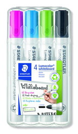 Marcador Pizarra Staedtler 351 Lumocolor Conico Surtido Caja De 4