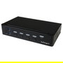 StarTech Comutador KVM de 4 Puertos DisplayPort con Hub USB 3.0 - 4K Ultra HD 30Hz 3840x2160p - Montaje en Rack