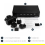 StarTech Comutador KVM de 4 Puertos DisplayPort con Hub USB 3.0 - 4K Ultra HD 30Hz 3840x2160p - Montaje en Rack