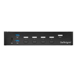 Startech.com Switch KVM SV431Dpu3A2 4 Puertos DisplayPort 4K con Hub USB 3.0