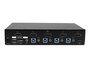Startech.com Switch KVM SV431Dpu3A2 4 Puertos DisplayPort 4K con Hub USB 3.0