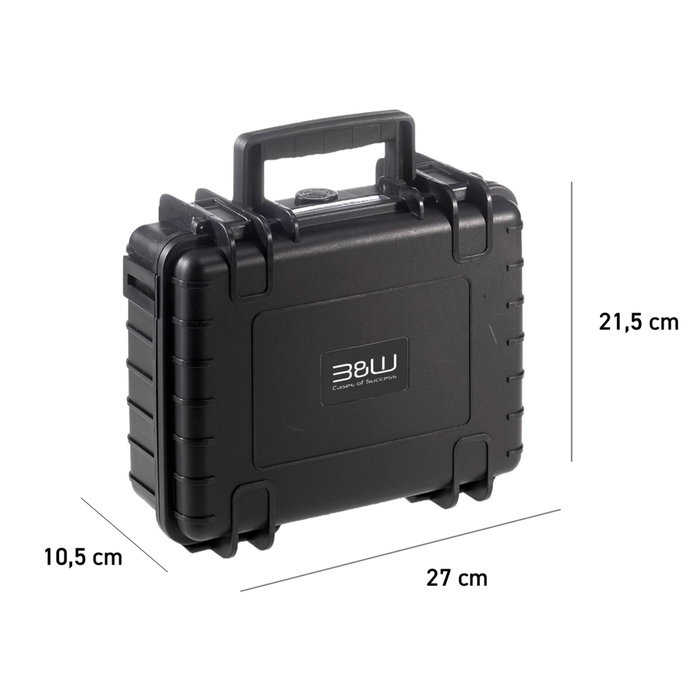 B&W Action.case PP.41 Negro para DJI Osmo 360