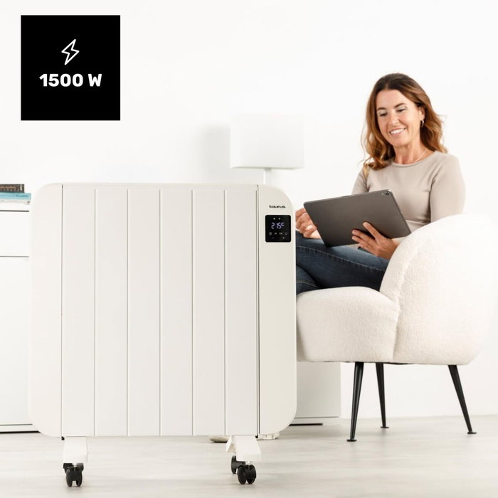 Emisor Térmico Digital Taurus PERSIA1500 Blanco 1500 W Emisor Térmico Digital Taurus PERSIA1500 Blanco 1500 W