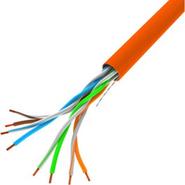 Lanberg Cable de Red Cat5 U/UTP Naranja 305 m LCU5-10CC-0305-O