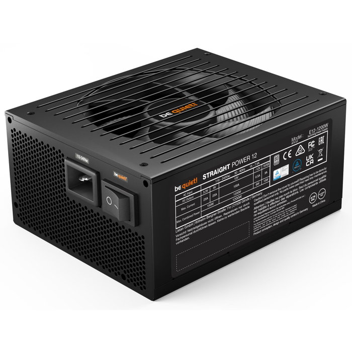 be quiet! Straight Power 12 1200W ATX 3.0 Platinum Negro be quiet! Straight Power 12 1200W ATX 3.0 Platinum Negro