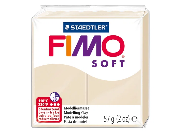 Staedtler Pasta de modelar Fimo Soft 57 gr Color Tierra Staedtler Pasta de modelar Fimo Soft 57 gr Color Tierra