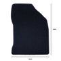 OCC Design Alfombrilla a Medida Toyota Auris (2013-Presente) 5 PZ