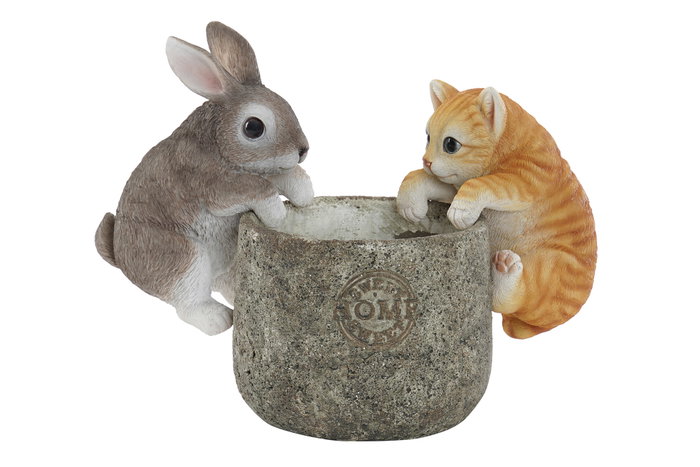 DKD Home Decor Figuras de Animales en Resina Surtidas de 9x9x15,5 cm