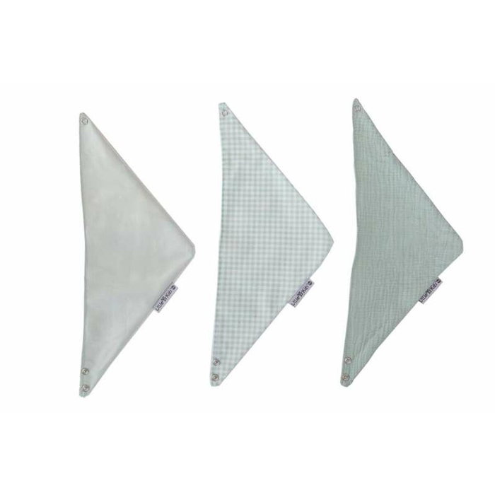 Creaciones Llopis Set de 3 Bandanas Vichy Agua Marina 42 x 16 cm Creaciones Llopis Set de 3 Bandanas Vichy Agua Marina 42 x 16 cm