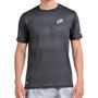 Camiseta de Manga Corta Hombre Bullpadel Mofero Negro Pádel 36,5