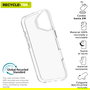 Muvit Funda Shockproof para Apple iPhone - Protección contra caídas de 2 metros, material reciclado, diseño ecológico