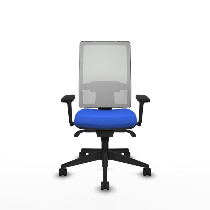 PIQUERAS Y CRESPO Silla de oficina Horna con mecanismo Sincro, Azul y Blanco PIQUERAS Y CRESPO Silla de oficina Horna con mecanismo Sincro, Azul y Blanco