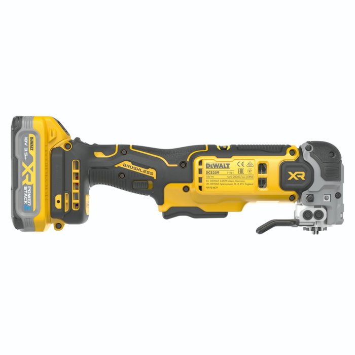 DeWalt DCS359S2-QW Herramienta Multiuso Oscilante Inalámbrica 18V con 2 Baterías Powerstack