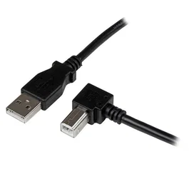 StarTech Cable USB 2.0 A a USB B con ángulo derecho de 3 m