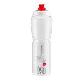 Elite Bidón Jet Plus 950 ml Blanco con Logo Rojo