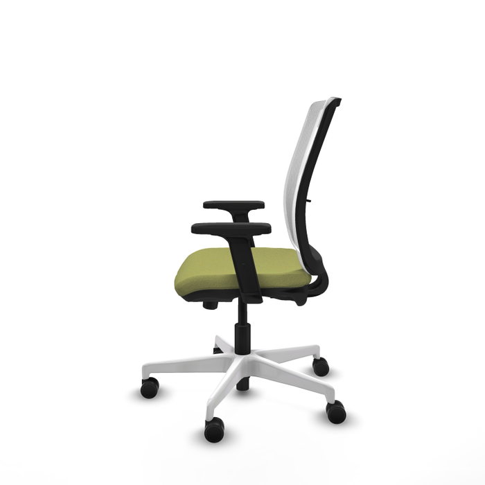 PIQUERAS Y CRESPO Silla de oficina Haches Verde oliva y Blanco PIQUERAS Y CRESPO Silla de oficina Haches Verde oliva y Blanco