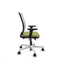 PIQUERAS Y CRESPO Silla de oficina Haches Verde oliva y Blanco