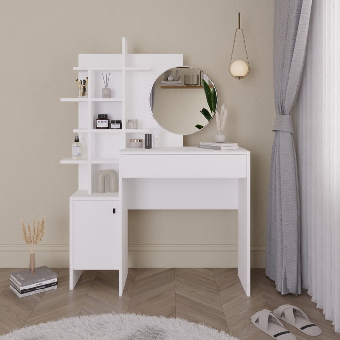 Hanah Home Mesa de Maquillaje White