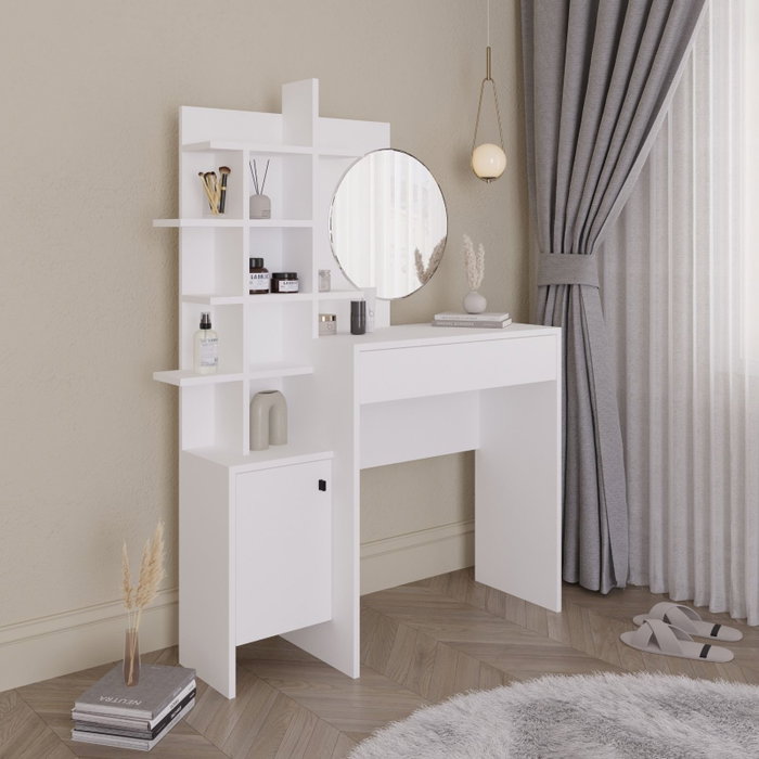 Hanah Home Mesa de Maquillaje White