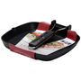 1946 Sartén Grill Lightgrill 26x26 cm Inducción Mango Plegable Antiadherente