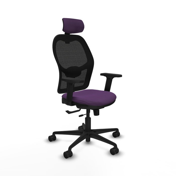 PIQUERAS Y CRESPO Silla de oficina Jorquera Morada con mecanismo Sincro/Traslack PIQUERAS Y CRESPO Silla de oficina Jorquera Morada con mecanismo Sincro/Traslack