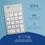 R-Go Tools Numpad Break Bluetooth Blanco