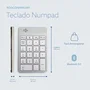 R-Go Tools Numpad Break Bluetooth Blanco