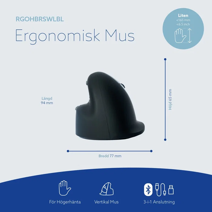 R-Go Tools Numpad Break Bluetooth Blanco