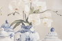 DKD Home Decor Cuadro de Lienzo PS 122,5x82,5x3,5 con Diseño de Jarrones y Orquídeas (2 unidades)