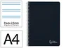 Liderpapel Cuaderno Espiral Witty A4 Tapa Dura Negro