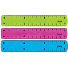 Regla Centrum Flexible 15 Cm Surtido (Set de 48)