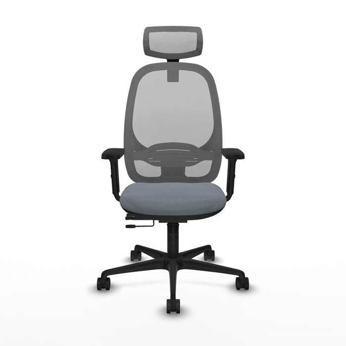 PIQUERAS Y CRESPO Silla de oficina Cilanco Gris con mecanismo Sincro/Traslack