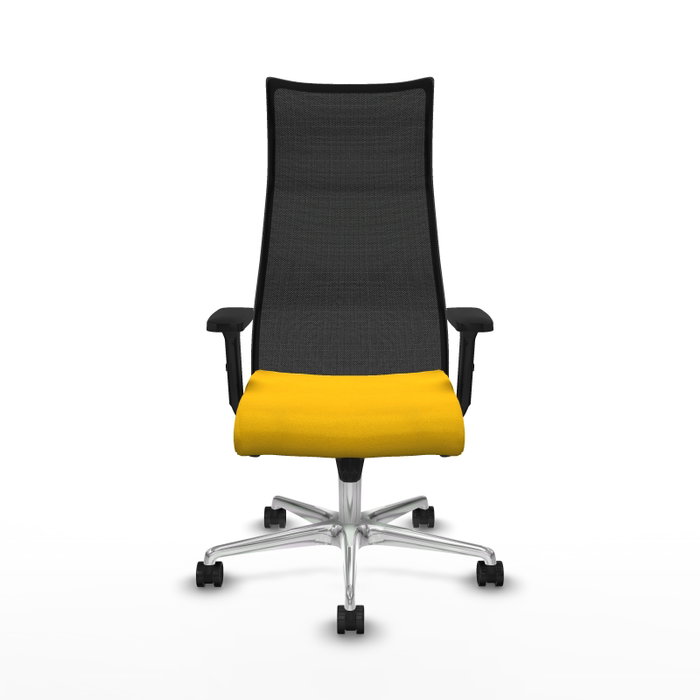 PIQUERAS Y CRESPO Sillón Albacete Mecanismo Sincro Amarillo y Negro PIQUERAS Y CRESPO Sillón Albacete Mecanismo Sincro Amarillo y Negro