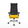 PIQUERAS Y CRESPO Sillón Albacete Mecanismo Sincro Amarillo y Negro