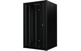 Lanview Armario Rack 19 pulg. Logon 20U 60 x 56 Montaje en Pared Pro Negro
