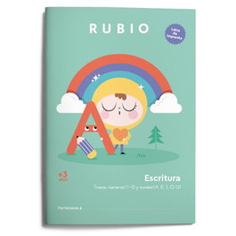 Cuaderno Rubio A4 Escritura Letra De Imprenta (+3 Años)